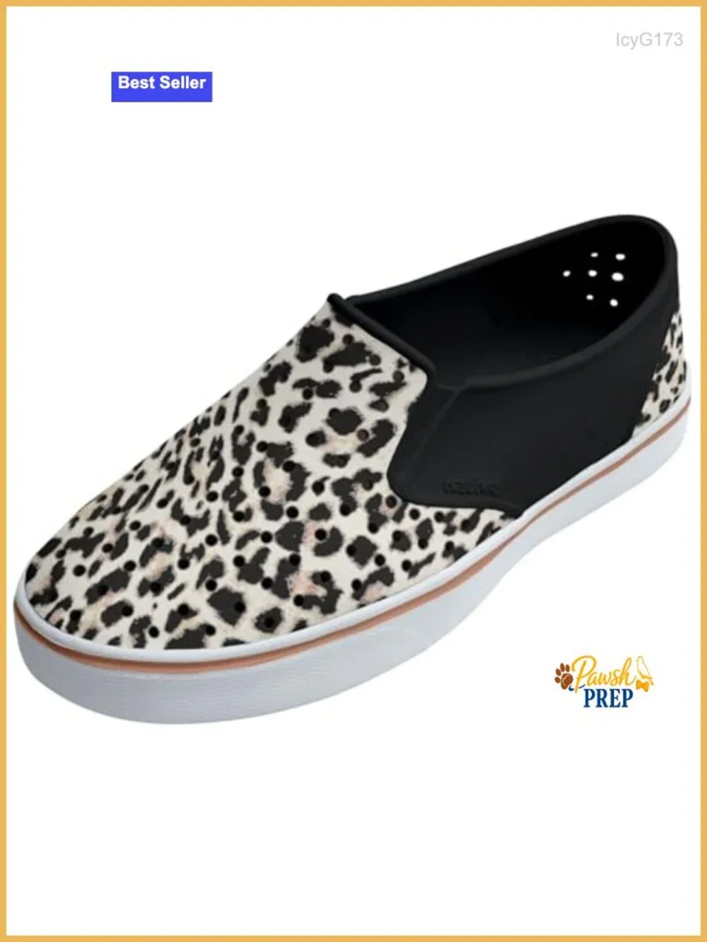 Lightweight Flexible EVA Foam Print Sneaker Pull-On